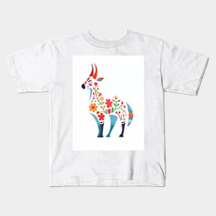 Graceful Sheep - Chinese Zodiac Design Kids T-Shirt